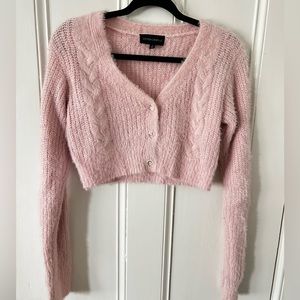 Cotton Candy LA Crop Sweater